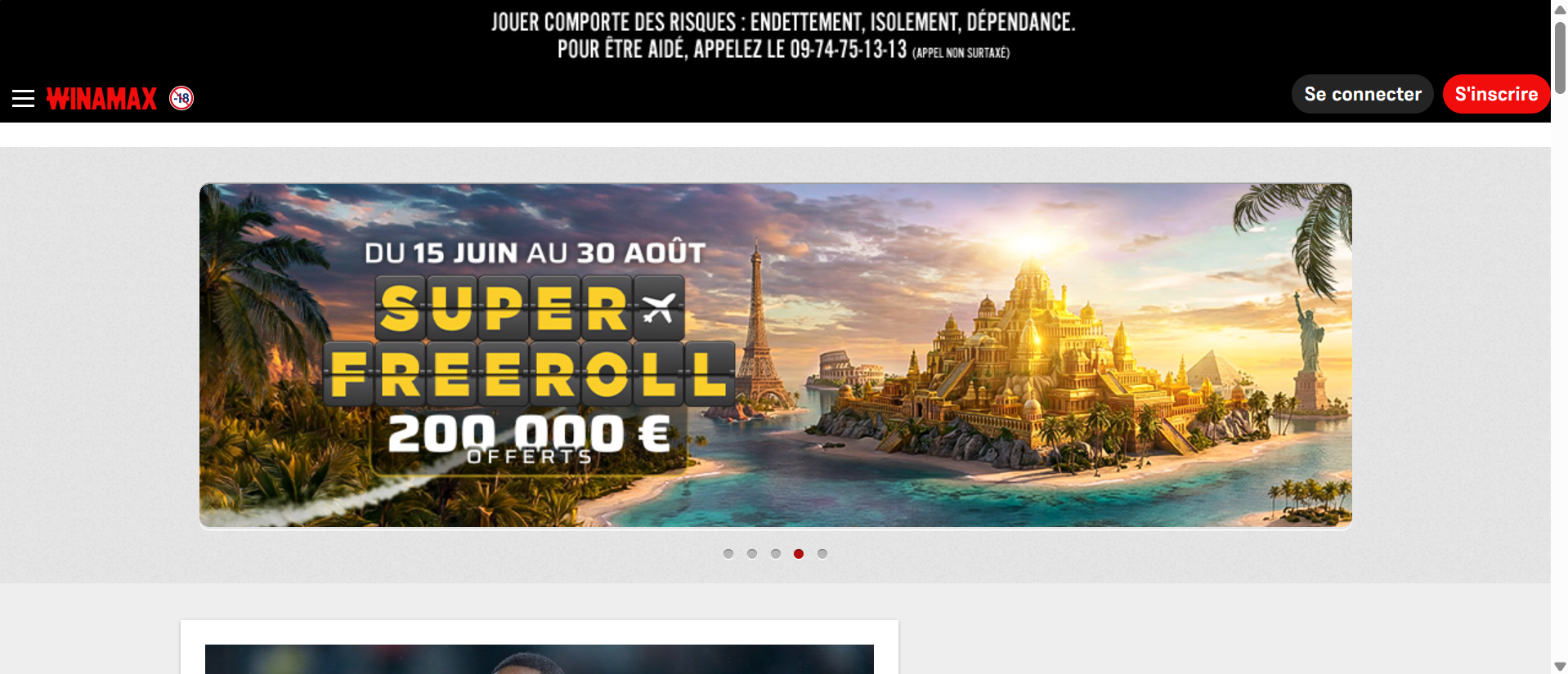 Winamax Casino Seite